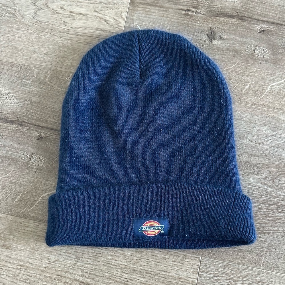 Dickies Classic Knit Cuffed Beanie Hat One Size Unisex Adults Dark Navy Color
